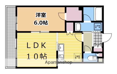 エルシア(1LDK/3階)の間取り写真