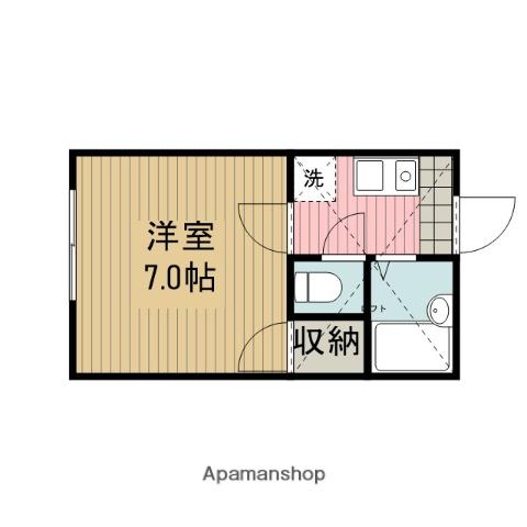 メゾンカメリア(1K/2階)の間取り写真