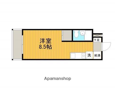 シャルム淵野辺(ワンルーム/3階)の間取り写真