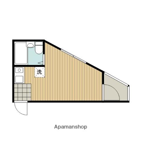 セザール淵野辺(ワンルーム/3階)の間取り写真