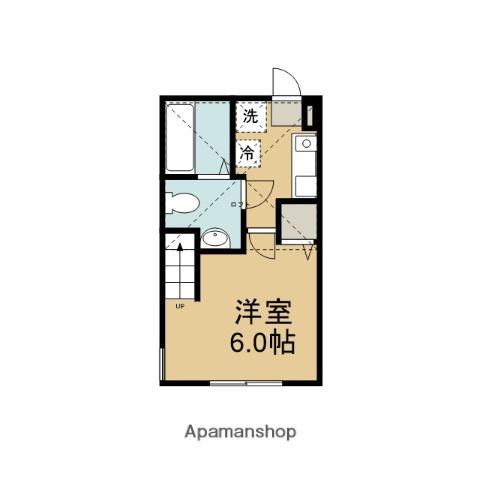 アリエッティ(1K/2階)の間取り写真