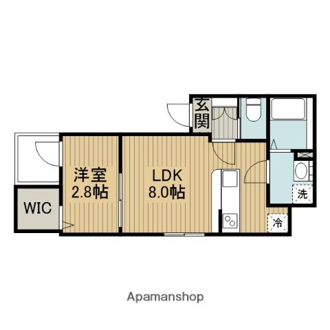KLEIS古淵Ⅱ(1LDK/2階)の間取り写真