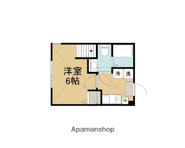 MONT SERENITY 麻溝台(1K/2階)の間取り写真