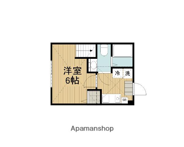 MONT SERENITY 麻溝台(1K/1階)の間取り写真