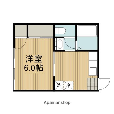 ソラハ町田(1K/1階)の間取り写真