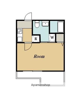 サル—テ相生(1K/1階)の間取り写真