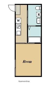 サル—テ相生(1K/2階)の間取り写真