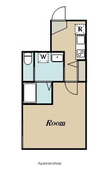 サル—テ相生(1K/3階)の間取り写真