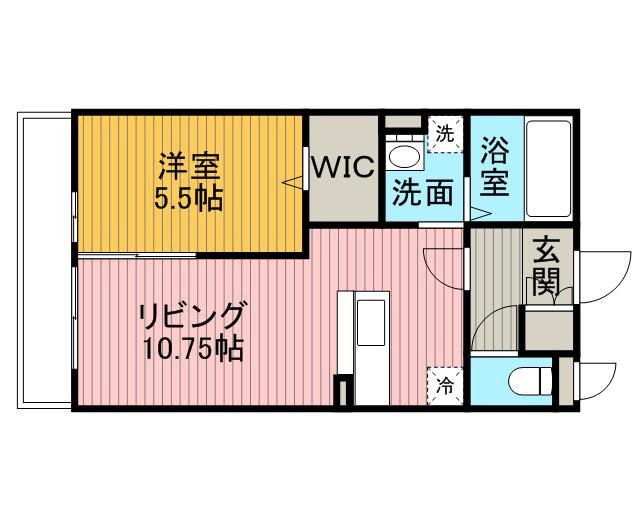 エスポワール 2階階 間取り