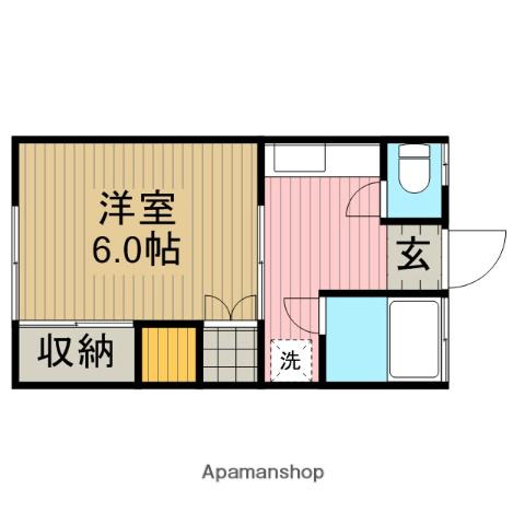 コーポみやぎ 1階階 間取り