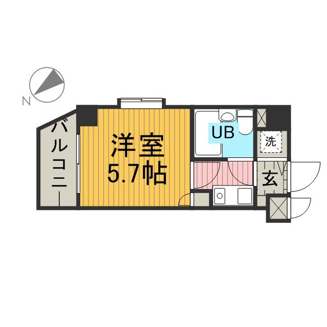 クリオ南林間壱番館 5階階 間取り