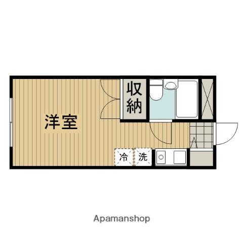 エクセレントコート東林(ワンルーム/1階)の間取り写真