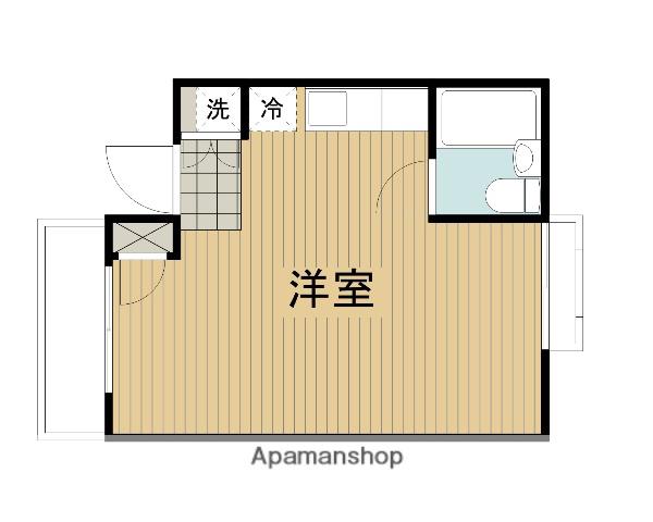 トーシンハイツ東林間(ワンルーム/1階)の間取り写真