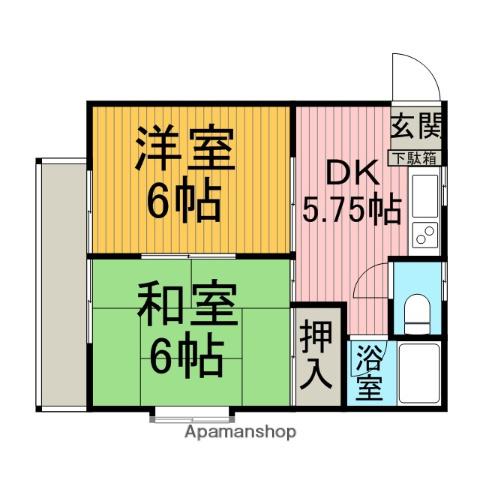 ヴィラ金森 2階階 間取り