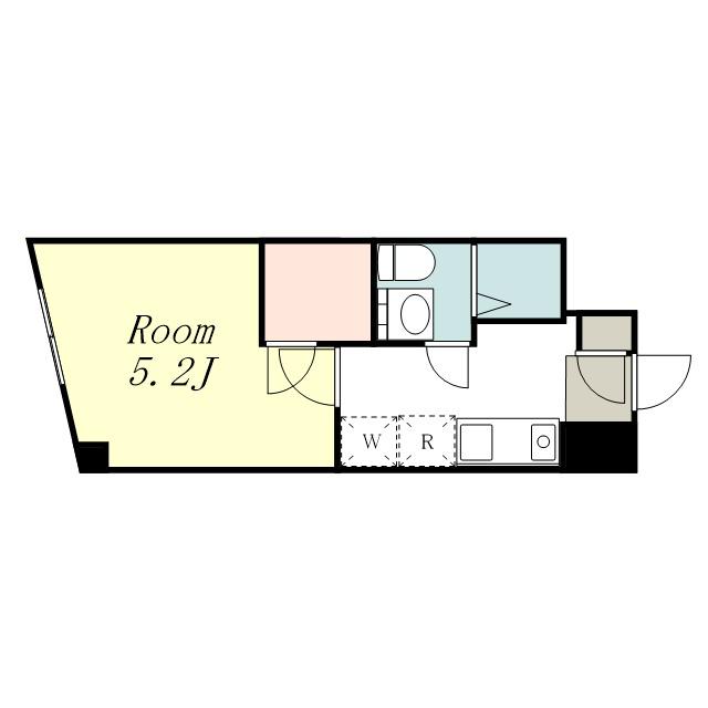 ハイツFK相模大野(1K/2階)の間取り写真