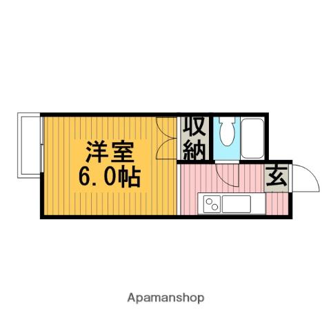 メゾンダイオー(1K/1階)の間取り写真