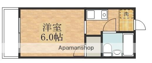 サンリバティ相模大野(ワンルーム/1階)の間取り写真