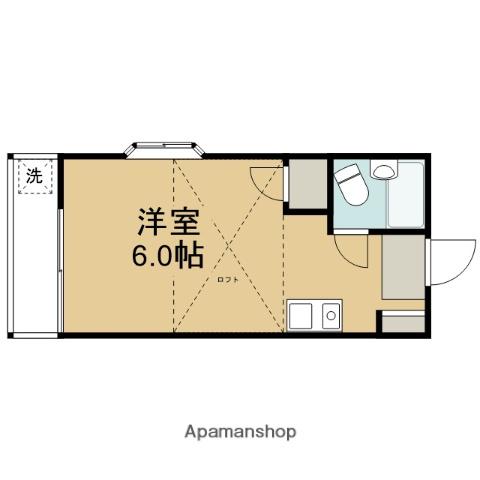さんらいふコート(ワンルーム/1階)の間取り写真