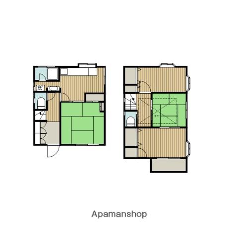 共和4丁目 貸戸建(4DK/2階)の間取り写真
