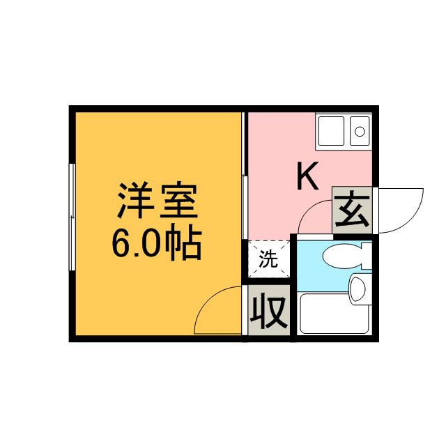 シティハイム大島 2階階 間取り