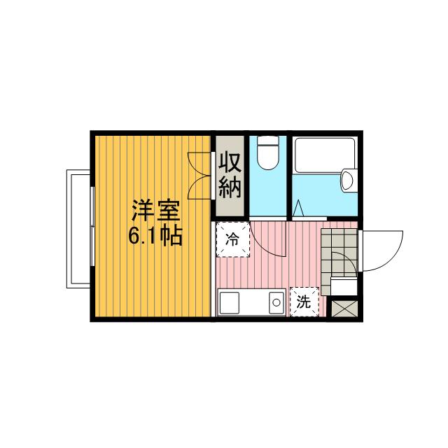 エステート南野 1階階 間取り