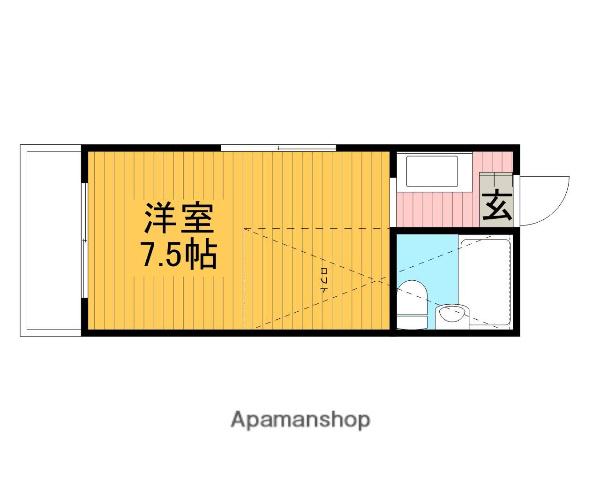サンハイム東林間 1階階 間取り