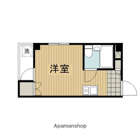 ラフォーレ相武台(ワンルーム/2階)の間取り写真