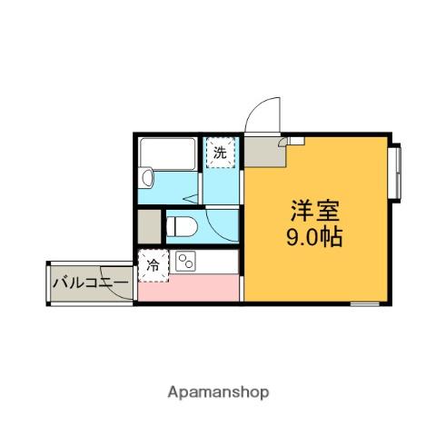 リバティ町田B(1K/2階)の間取り写真