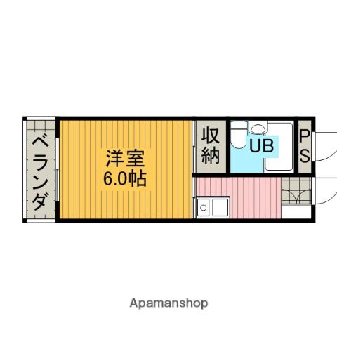 シティーフェイス 1階階 間取り