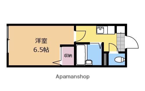 ココナ・ビレッジ(1K/1階)の間取り写真