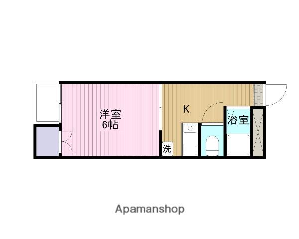 エトワール(1K/3階)の間取り写真