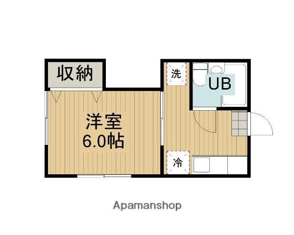 リッキーハイツ(1K/2階)の間取り写真