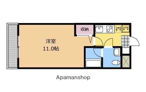 メルベーユサトウ(1K/2階)の間取り写真