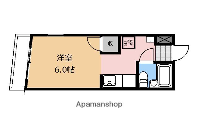 矢部コーポフロンティア 4階階 間取り
