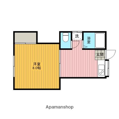 メゾネット泉(1DK/1階)の間取り写真