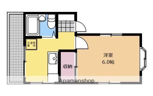 MAISON DE ANTIQUE(1DK/2階)の間取り写真