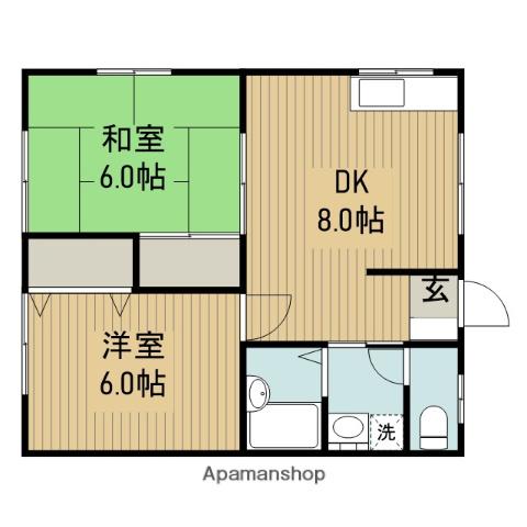 メゾン渋谷 2階階 間取り