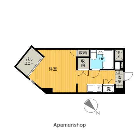 ドミトリー原町田(ワンルーム/11階)の間取り写真