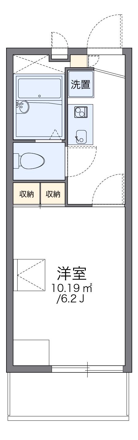 レオパレス寿 1階階 間取り