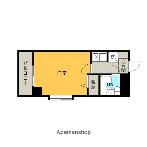 日神パレステージ町田第2(1K/2階)の間取り写真