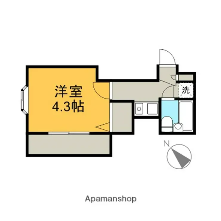 ヴァンハウス横須賀 3階階 間取り