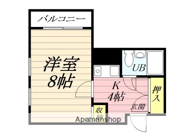 ヴァンハウス横須賀中央 2階階 間取り