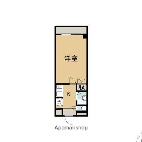 ルナパラシオ綾部(1K/2階)の間取り写真