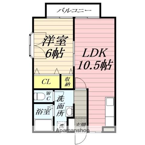 パルトサンフィールド 2階階 間取り