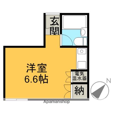 T-COOT(ワンルーム/3階)の間取り写真