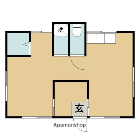 おっぱまイースト(ワンルーム/2階)の間取り写真