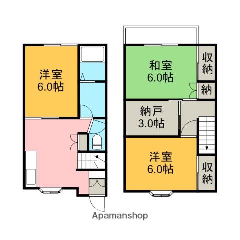 コーポライズヒル(3SDK)の間取り写真