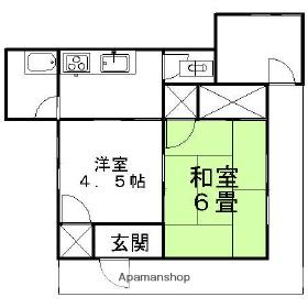 京急久里浜線 北久里浜駅 徒歩12分 1階建 築51年(3K)の間取り写真