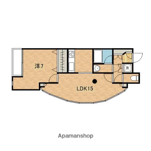 ELM-M3(1LDK/1階)の間取り写真