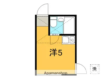 ロフト高津(ワンルーム/2階)の間取り写真